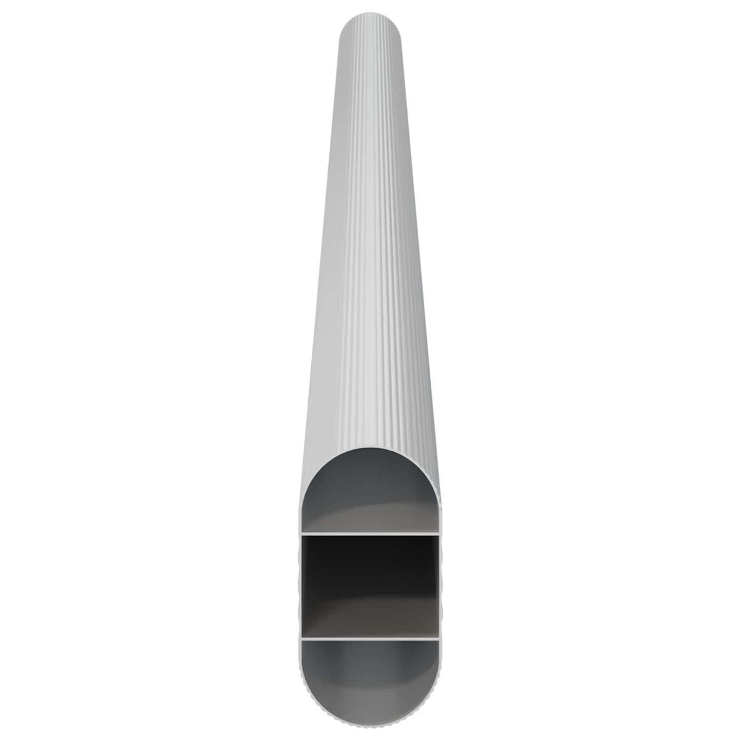 Klesslanger 2 pcs sølv 371,5 x 15 x 29 mm Aluminium Legering