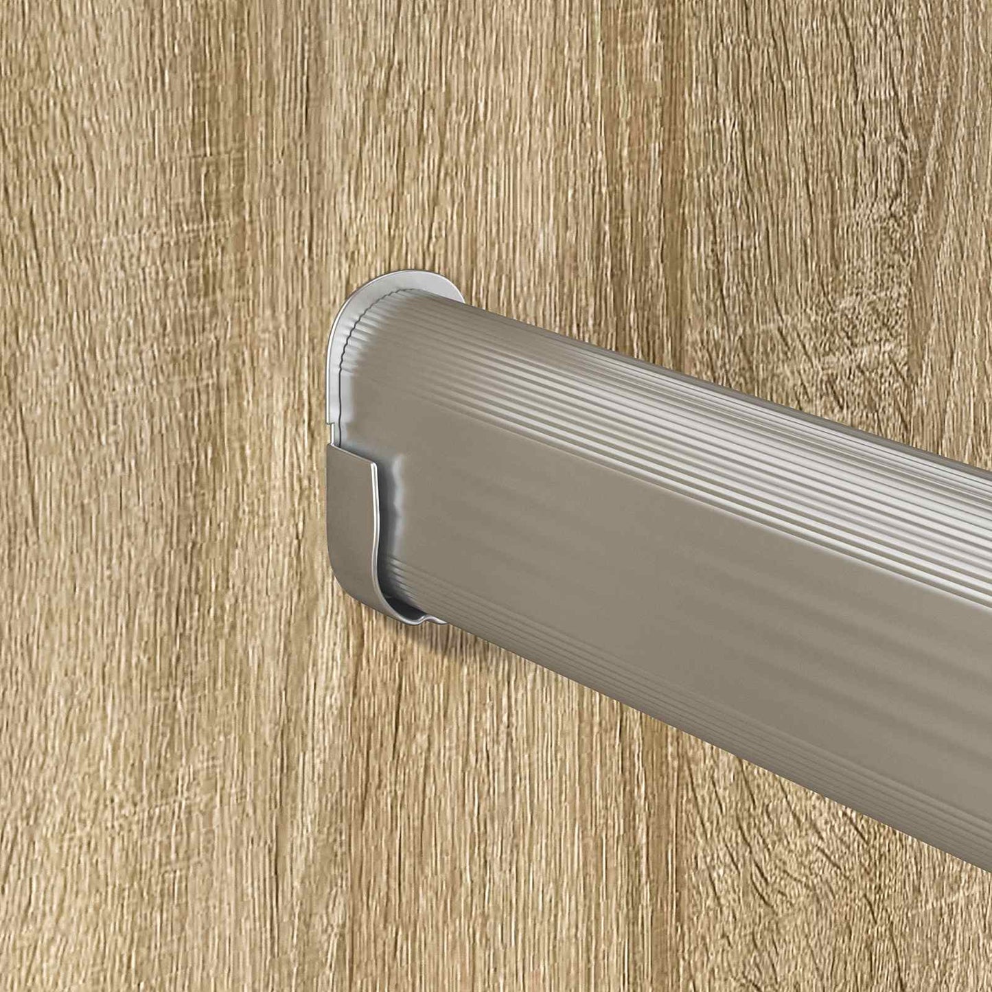 Klesslanger 12 pcs sølv 664 x 15 x 29 mm Aluminium Legering