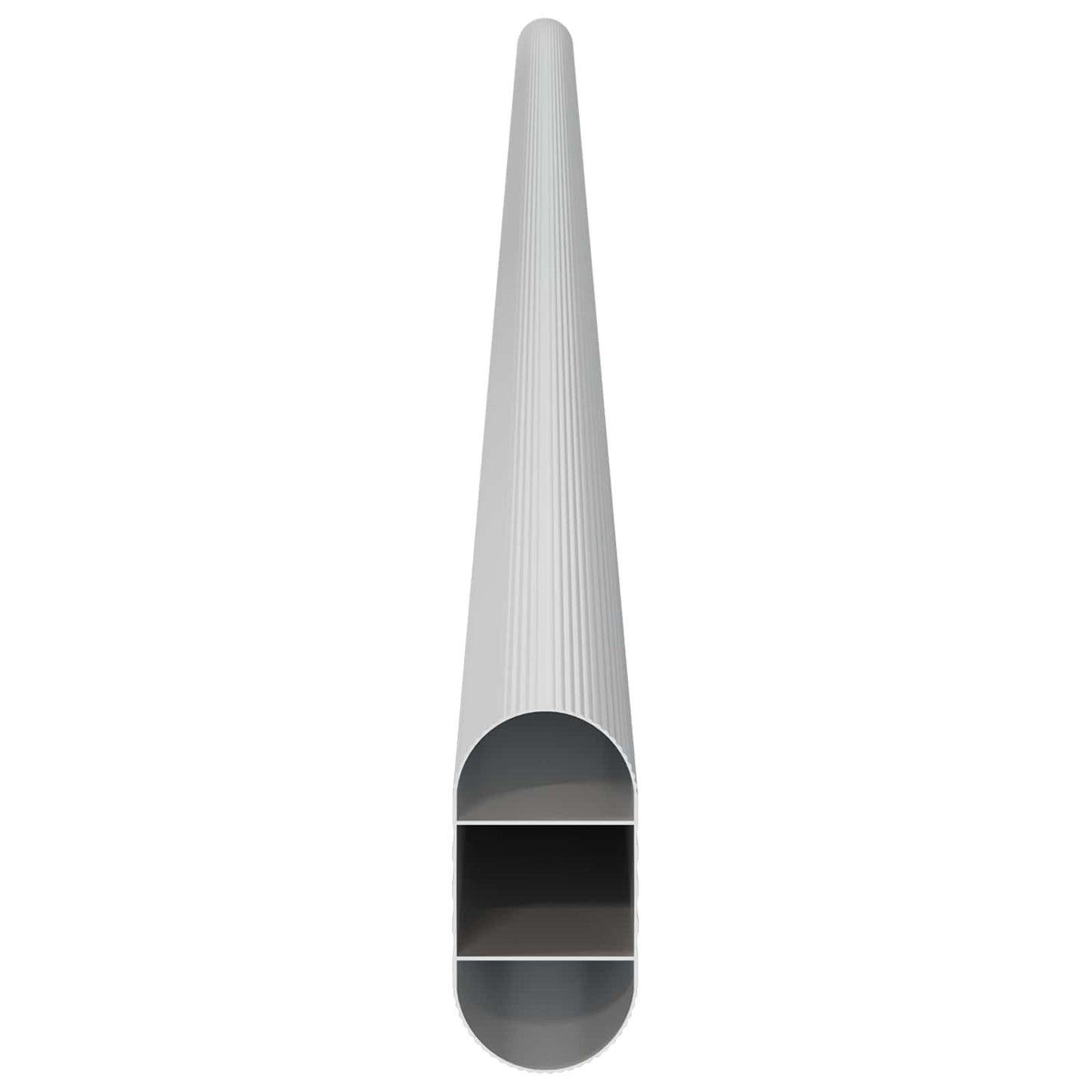 Klesslanger 12 pcs sølv 664 x 15 x 29 mm Aluminium Legering