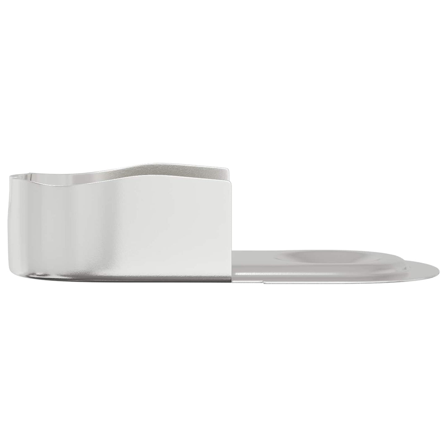 Klesskapstangbeslag 12 pcs Hvit sink 40 x 18 x 10 mm Jern