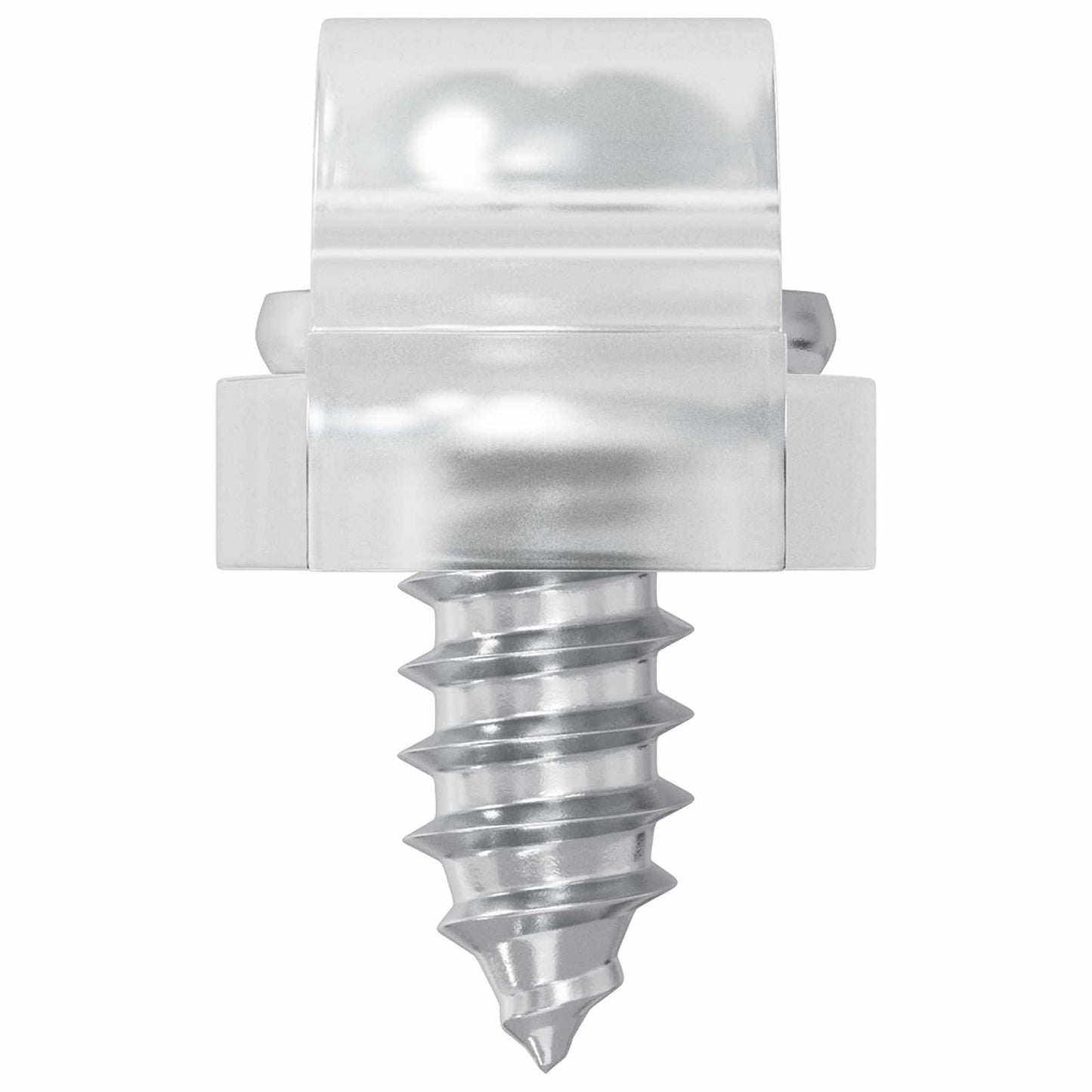 LED Strip Clips 23,8 mm 12 pcs Gjennomsiktig Plast og Jern