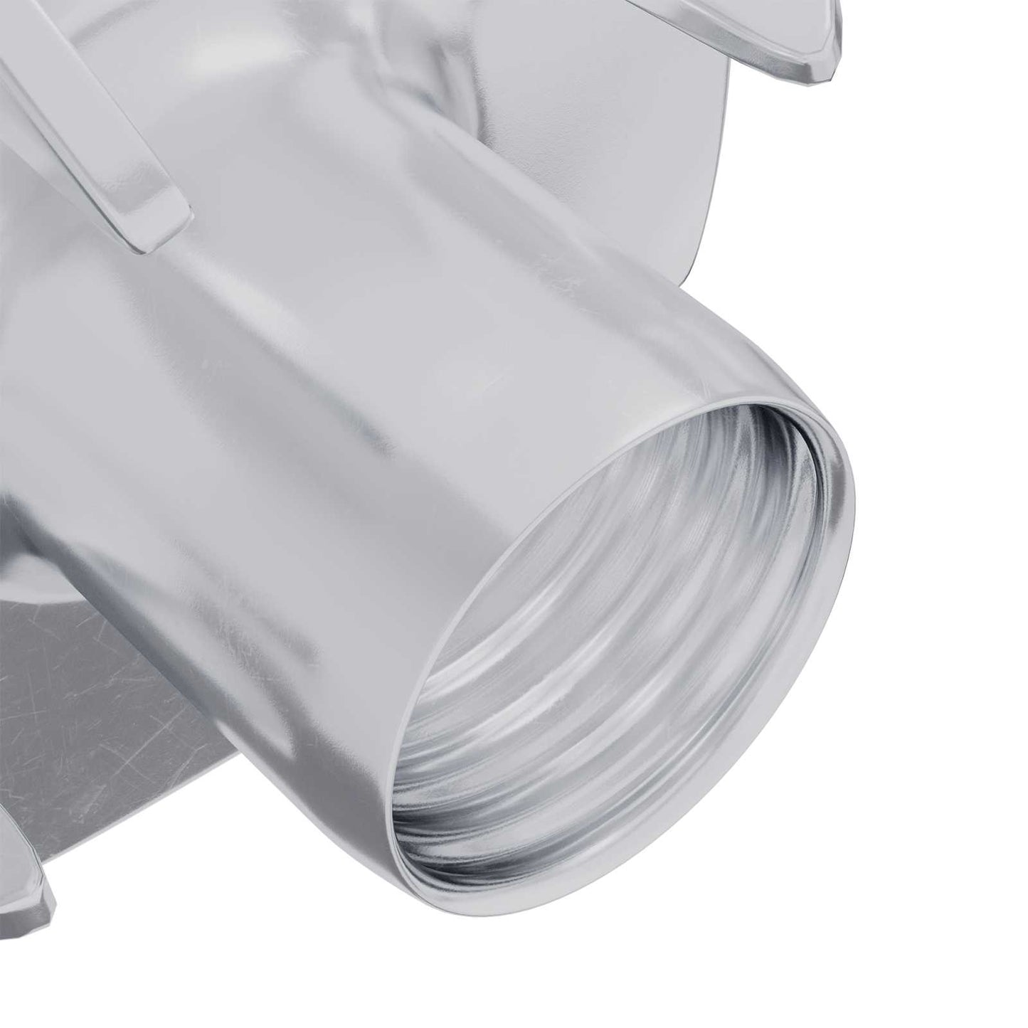 Pronget T-mutter 2 pcs sølv M6 mm Stål