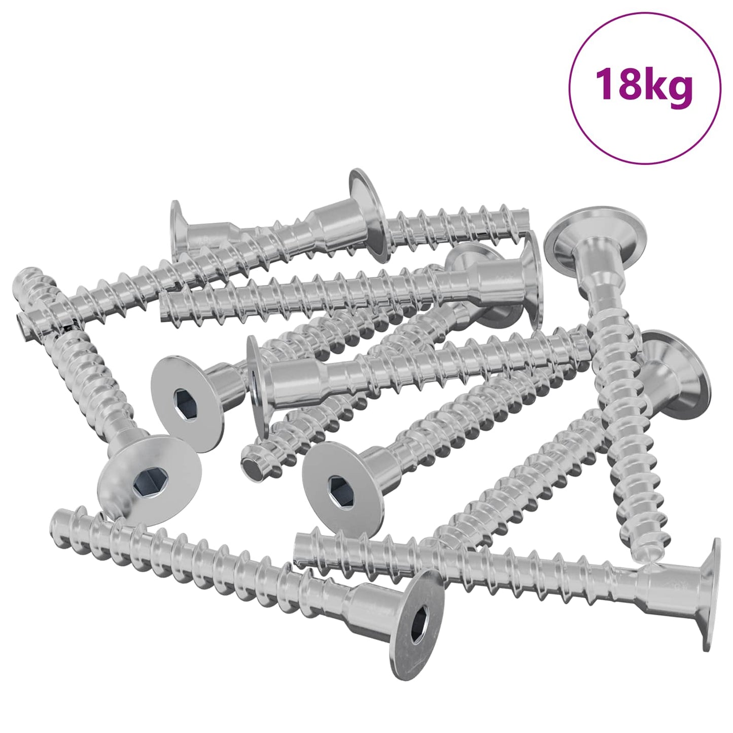 Skrue 5143 pcs Sinkbelagt 5 x 40 mm Jern