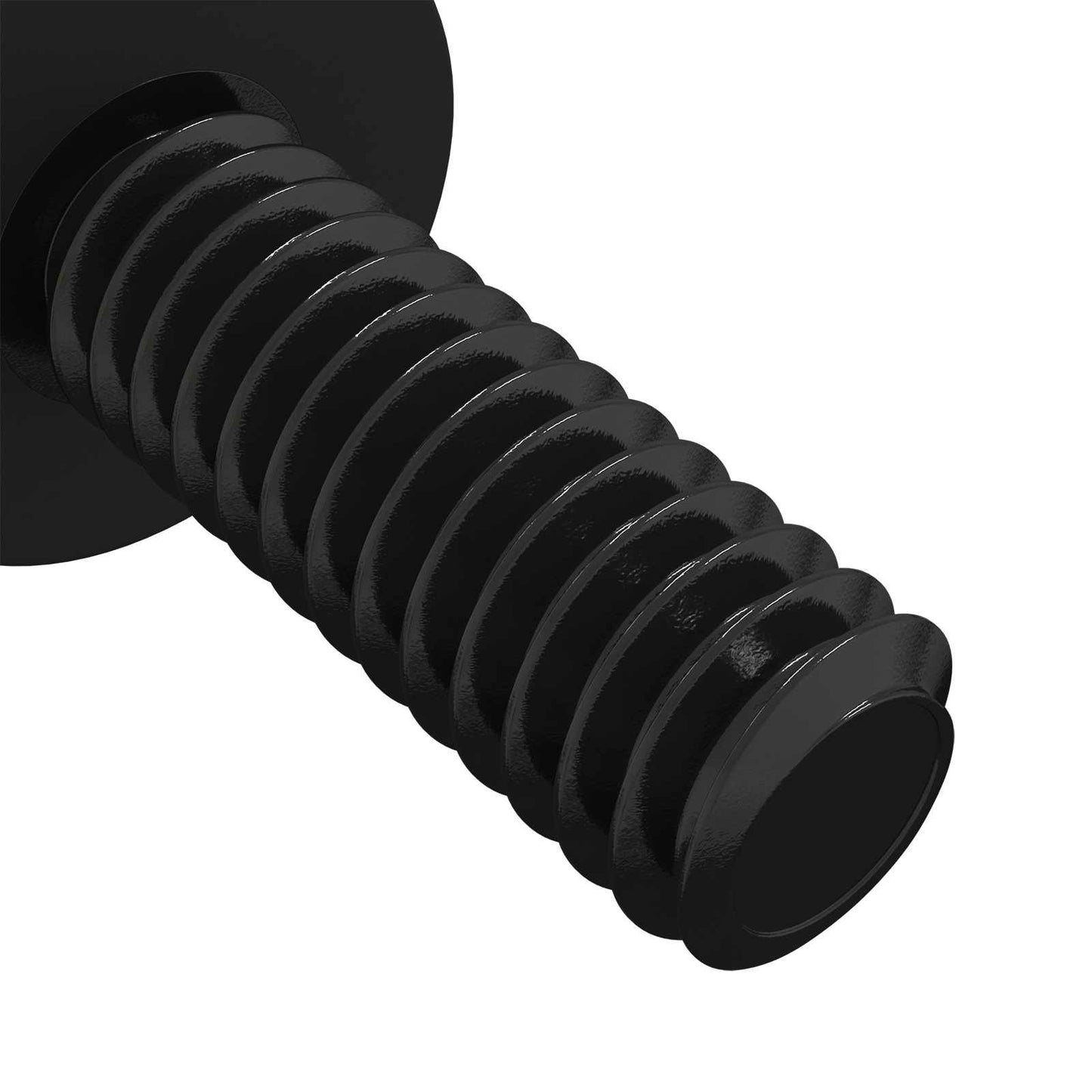 Avstandsskruer 4865 pcs Svart M4 Gummi og stål