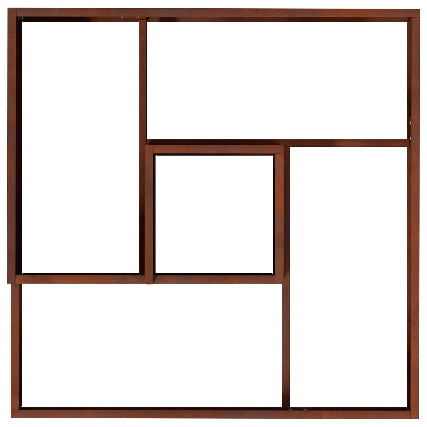 Hageblomsterpotte Brun 80 x 80 x 50 cm Cortenstål