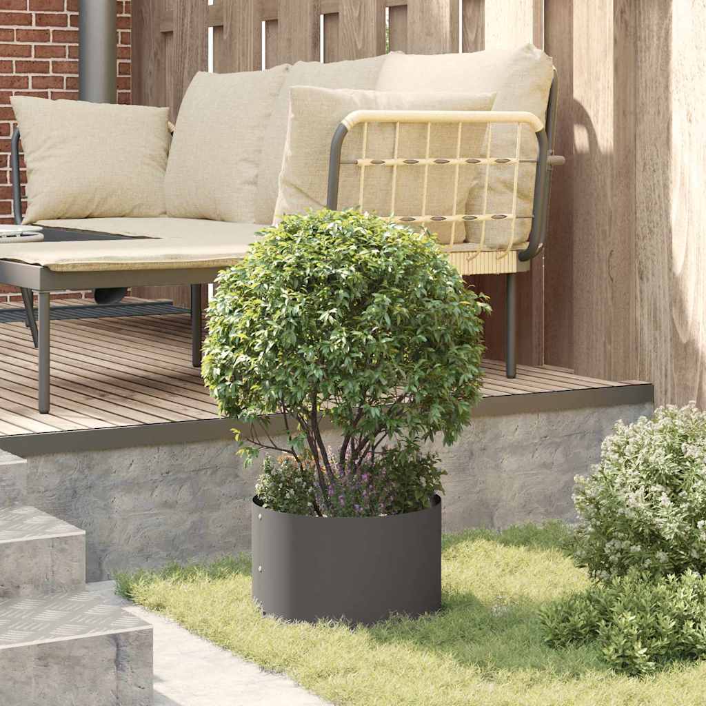 Plante ring 5 pcs Svart 30 x 30 x 20 cm Kaldvalsestål