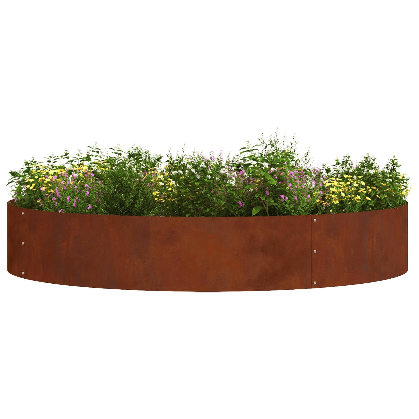 Plante ring Brun 120 x 120 x 20 cm Cortenstål