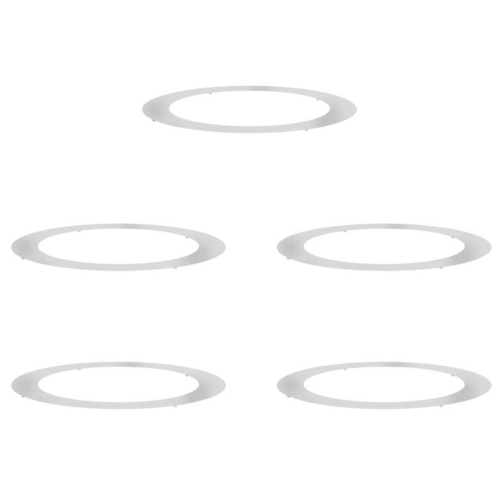 passende for Flat Tre Ringer 5 pcs sølv Ø90 / 120 cm