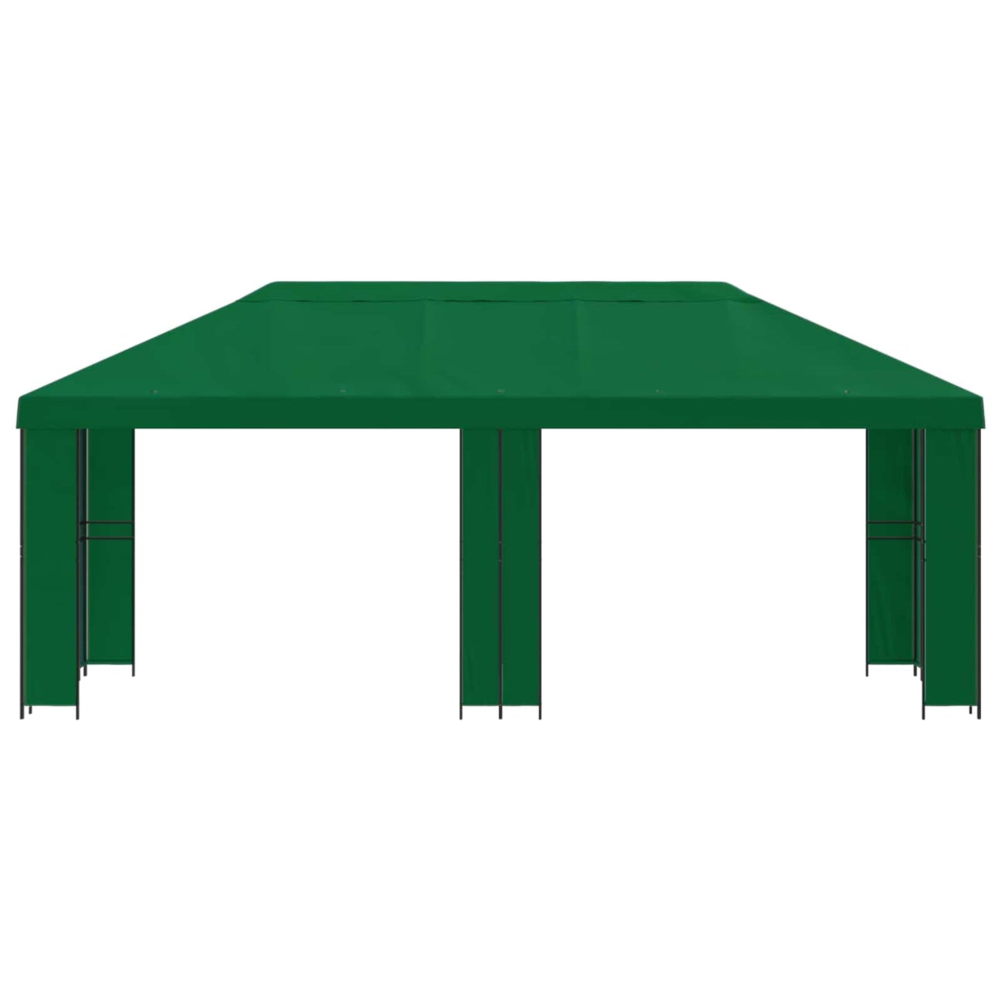 Hage Gazebo 6 x 3 m Grønn Polyester og stål 190