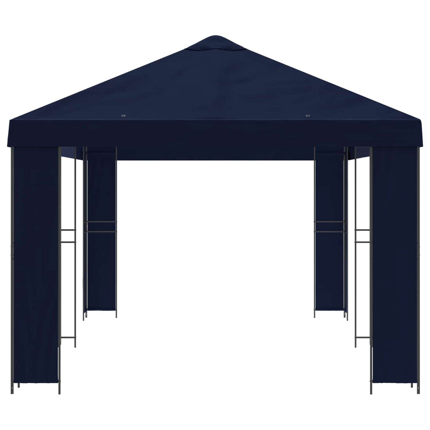Hage Gazebo 6 x 3 m Blå Polyester og stål 190