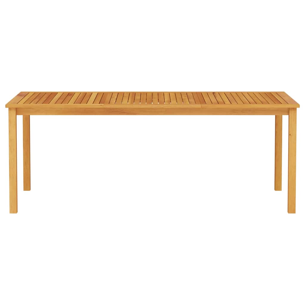 Hage Spisegruppe Sammenleggbar 7 pcs Brun Solid akasietre