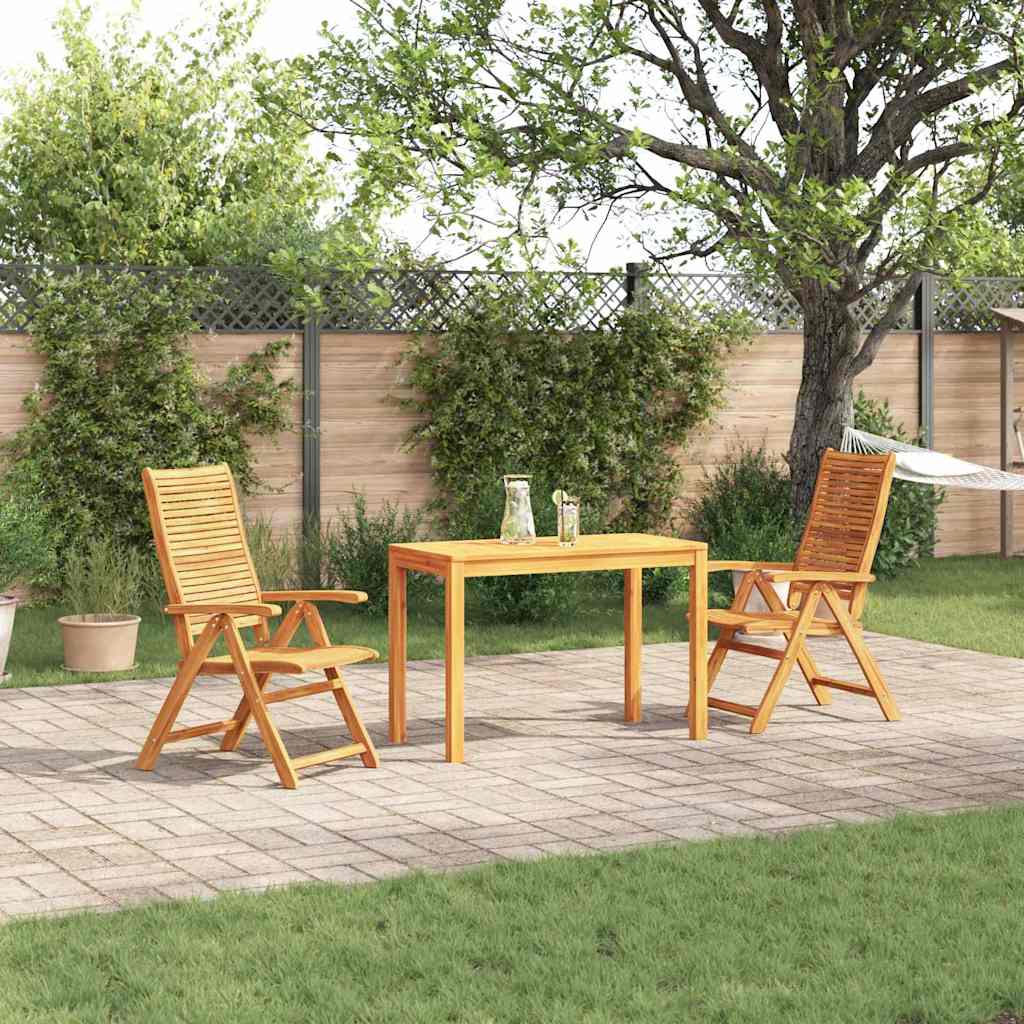 Hage Spisegruppe 3 pcs Brun Solid akasietre