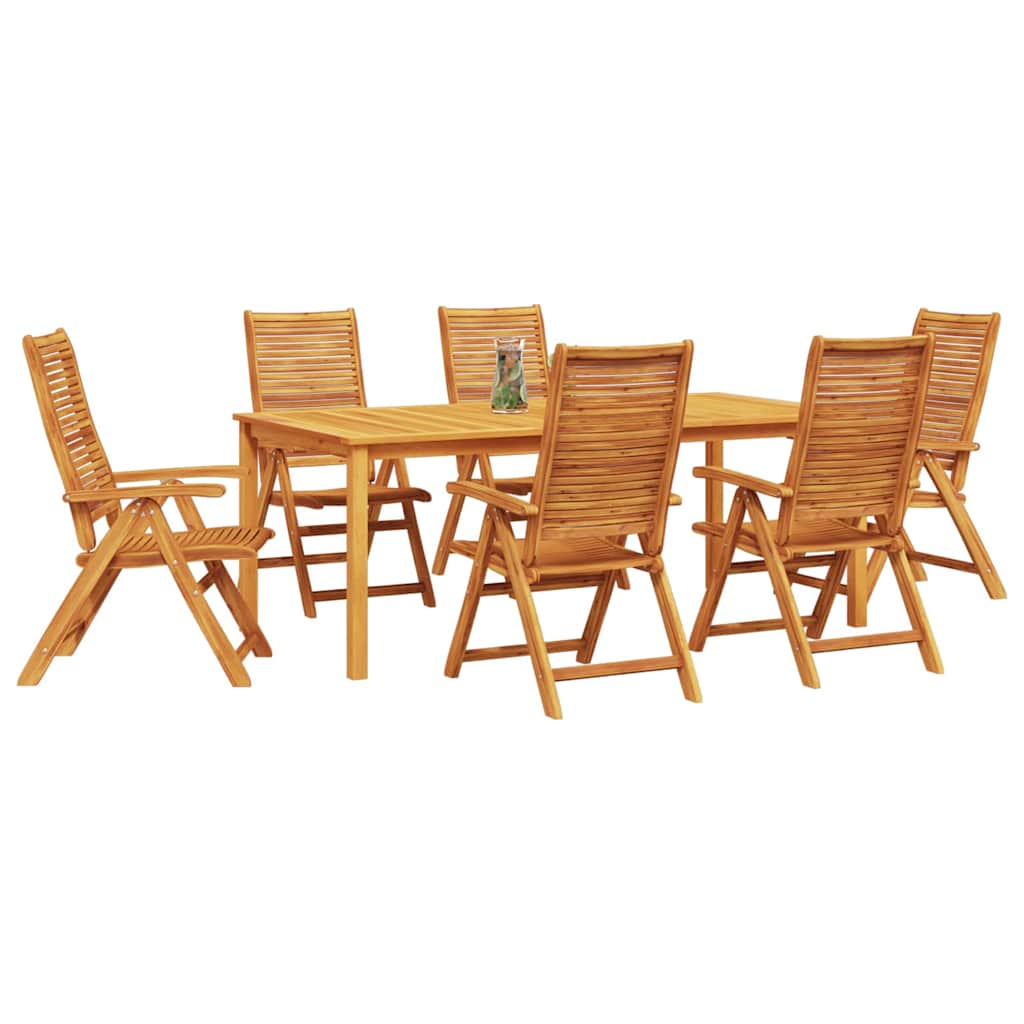 Hage Spisegruppe 7 pcs Brun Solid akasietre