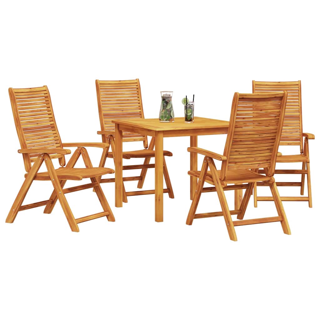 Hage Spisegruppe 5 pcs Brun Solid akasietre