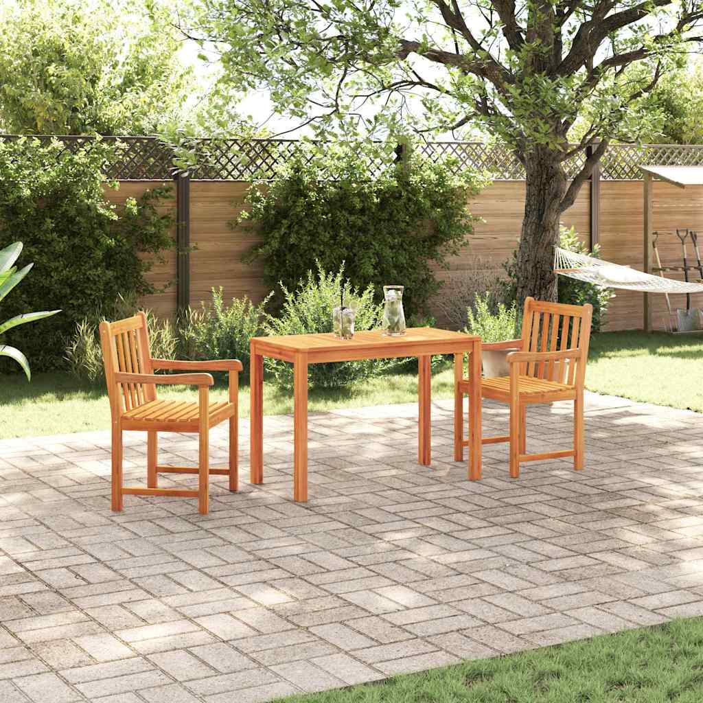 Hage Spisegruppe 3 pcs Brun Solid akasietre