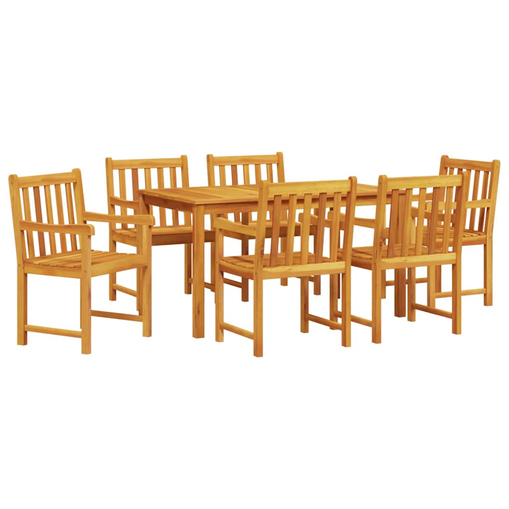 Hage Spisegruppe 7 pcs Brun Solid akasietre