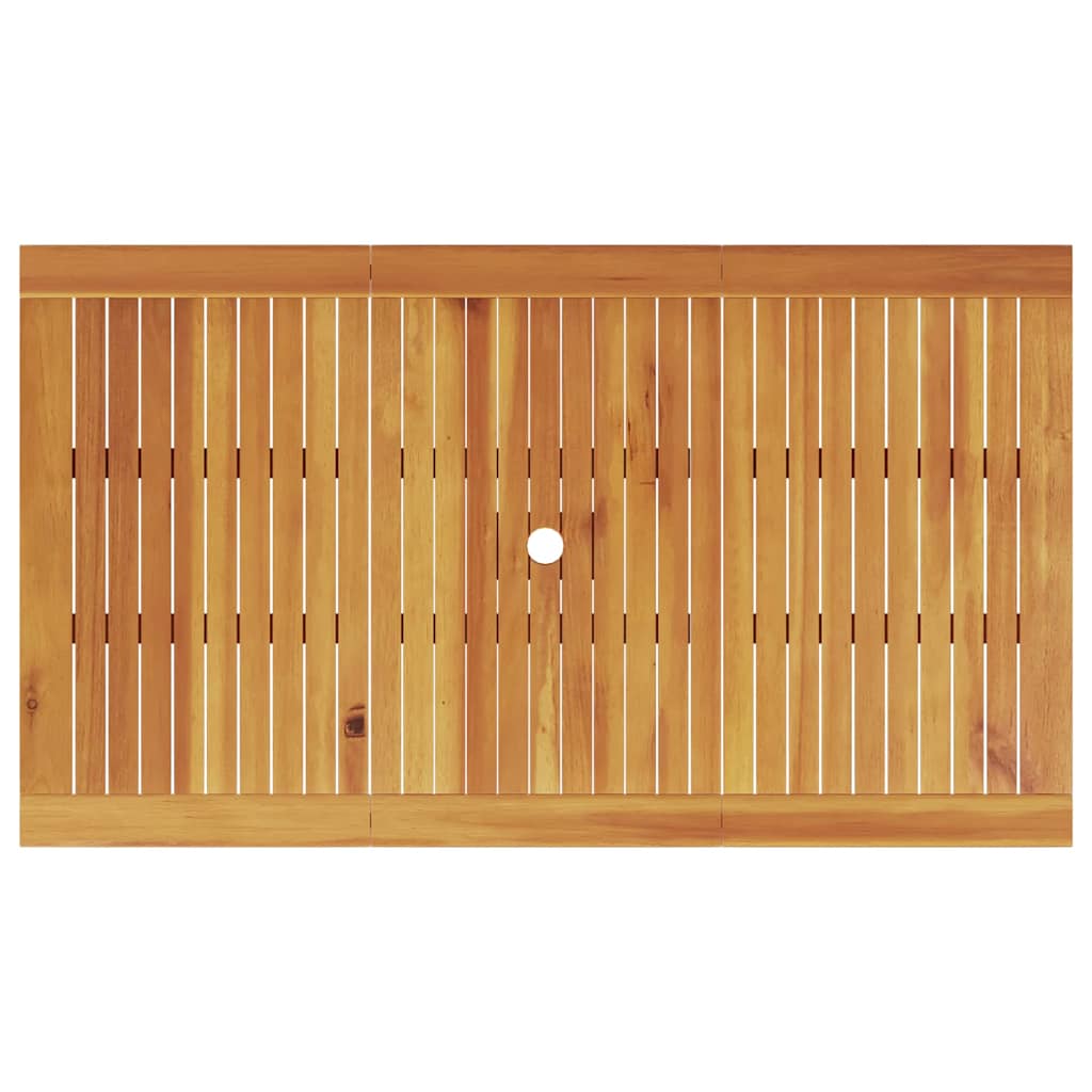 Hage Spisegruppe 7 pcs Brun Solid akasietre