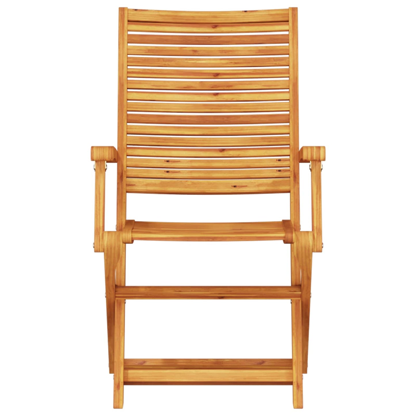Sammenleggbart Bistrosett 3 pcs Brun Solid akasietre