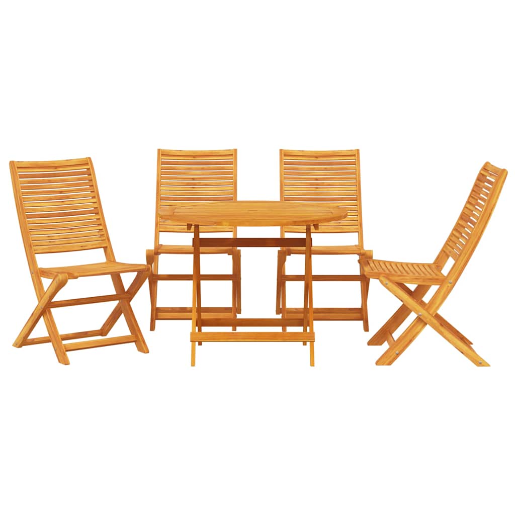 Hage Spisegruppe 5 pcs Brun Solid akasietre