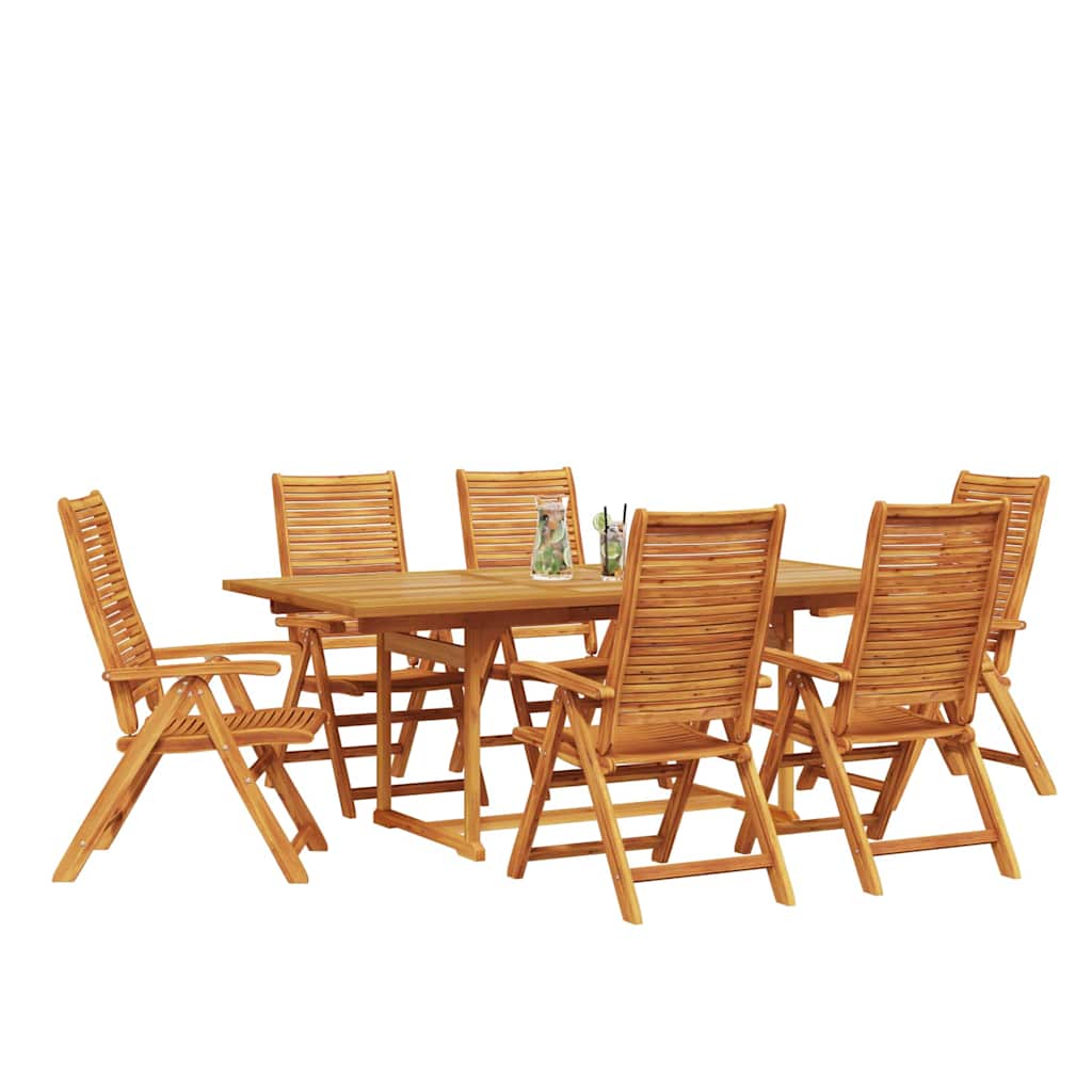 Hage Spisegruppe 7 pcs Brun Solid akasietre