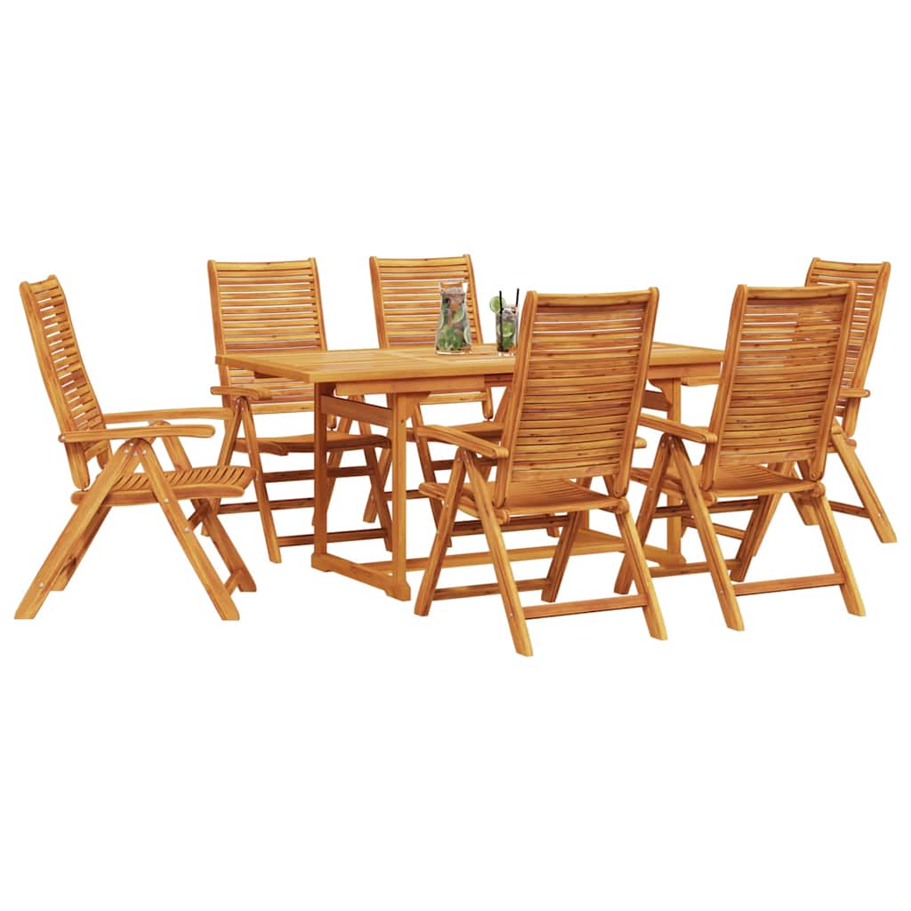 Hage Spisegruppe 7 pcs Brun Solid akasietre