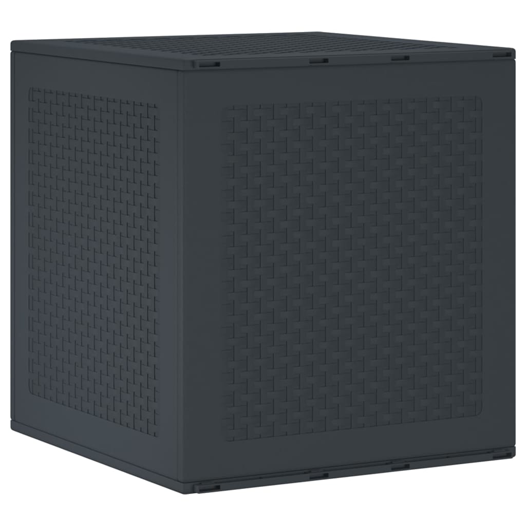 Lagringsboks med lagring Antrasitt 55 x 53 x 57 cm Polypropen