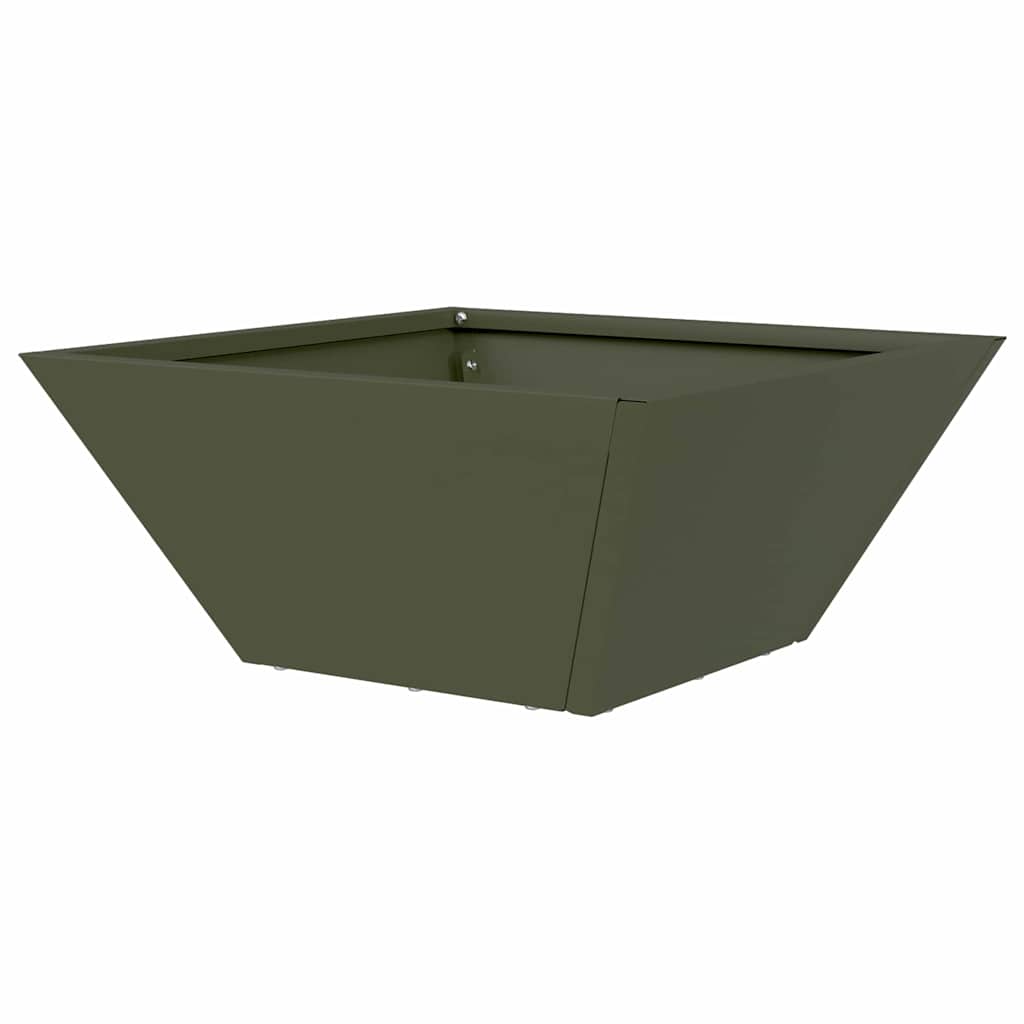 Hageblomsterpotte 5 pcs Olivengrønn 35 x 35 x 15 cm