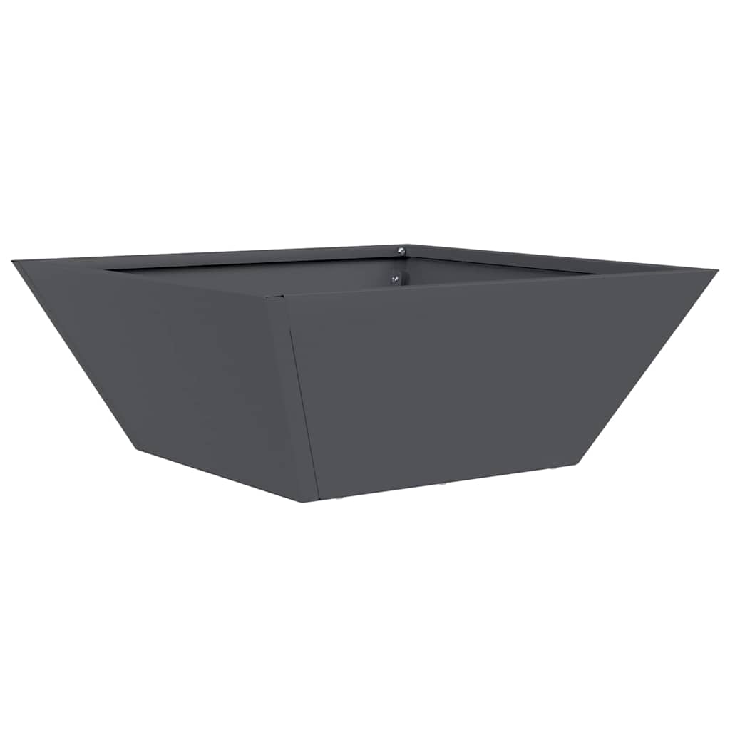 Hageblomsterpotte 5 pcs Antrasitt 40 x 40 x 15 cm Kaldvalsestål