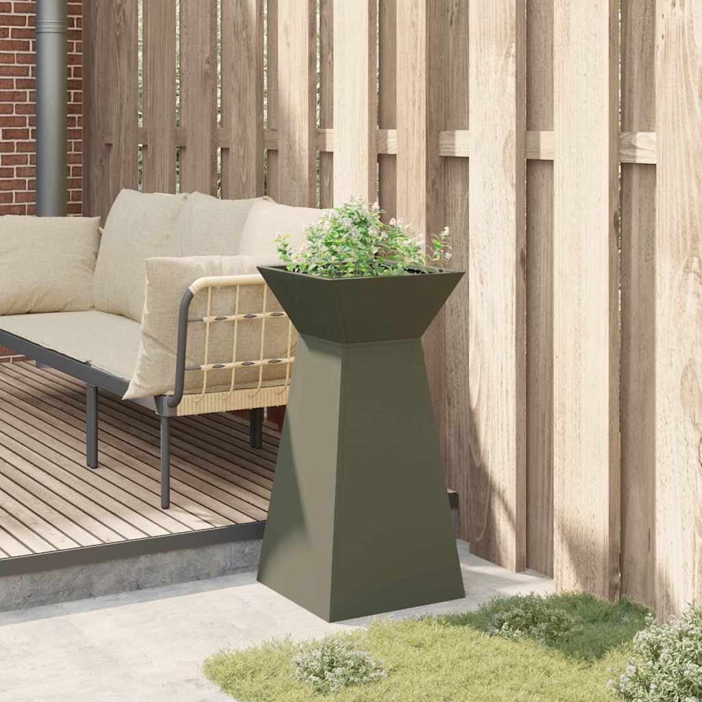Søyleplanter Olivengrønn 35 x 35 x 73 cm