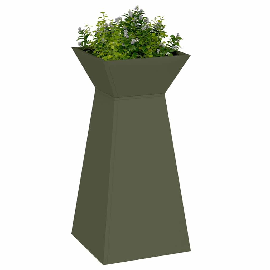 Søyleplanter Olivengrønn 35 x 35 x 73 cm