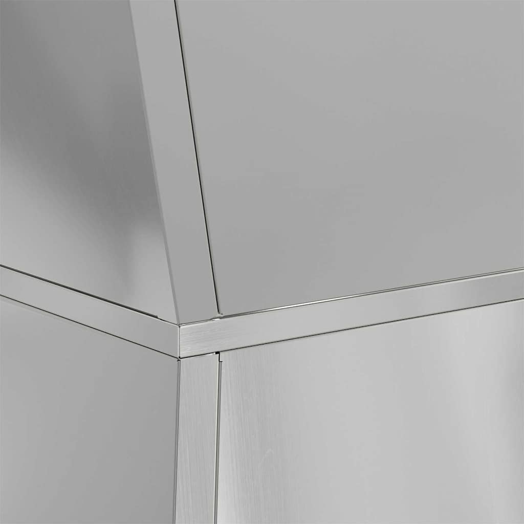 Søyleplanter sølv 35 x 35 x 73 cm