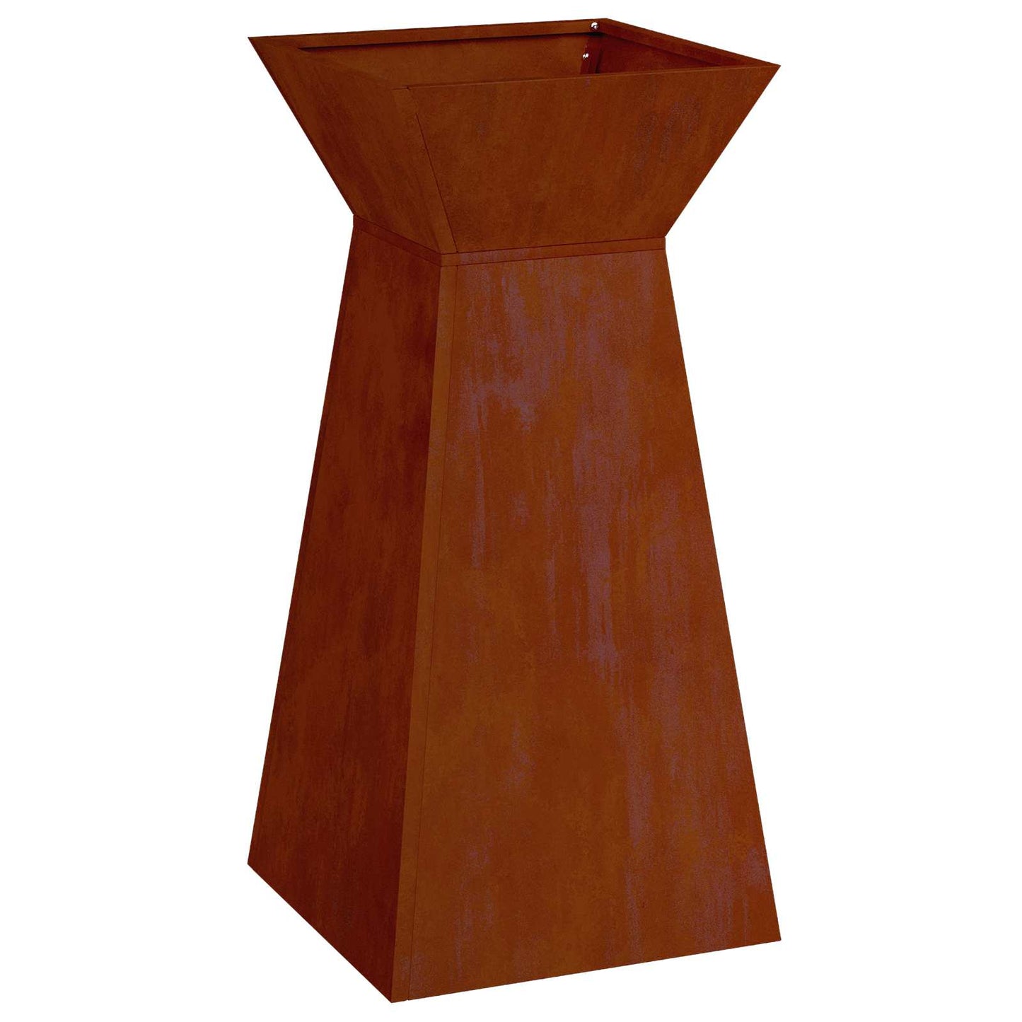 Søyleplanter 2 pcs sølv 35 x 35 x 73 cm