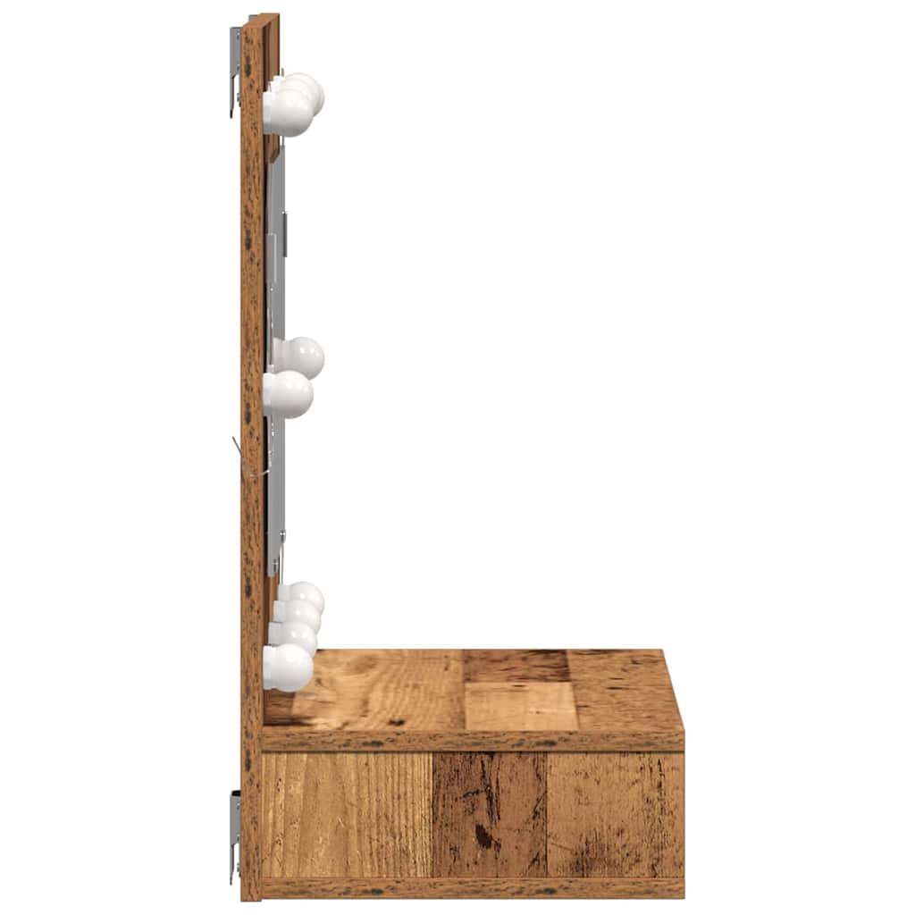 Speilskap Gammelt tre 60 x 31,5 x 62 cm Konstruert tre