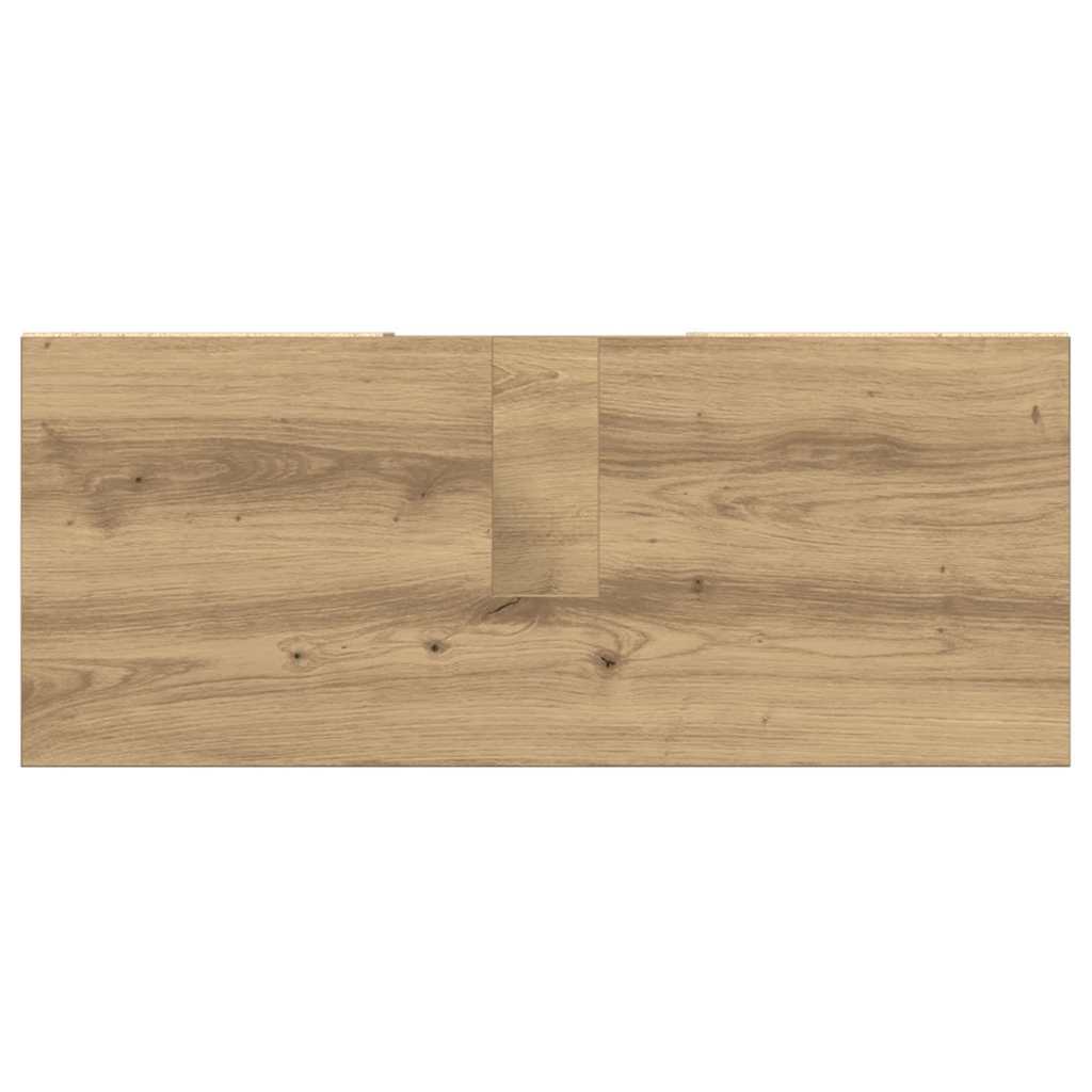 Baderomsskap med dør Artisan Eik 80 x 33 x 60 cm Konstruert tre
