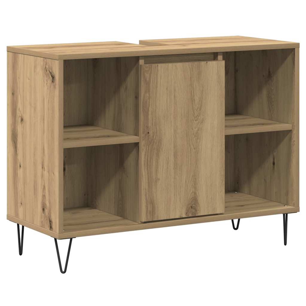 Baderomsskap Artisan Eik 80 x 33 x 60 cm Konstruert tre
