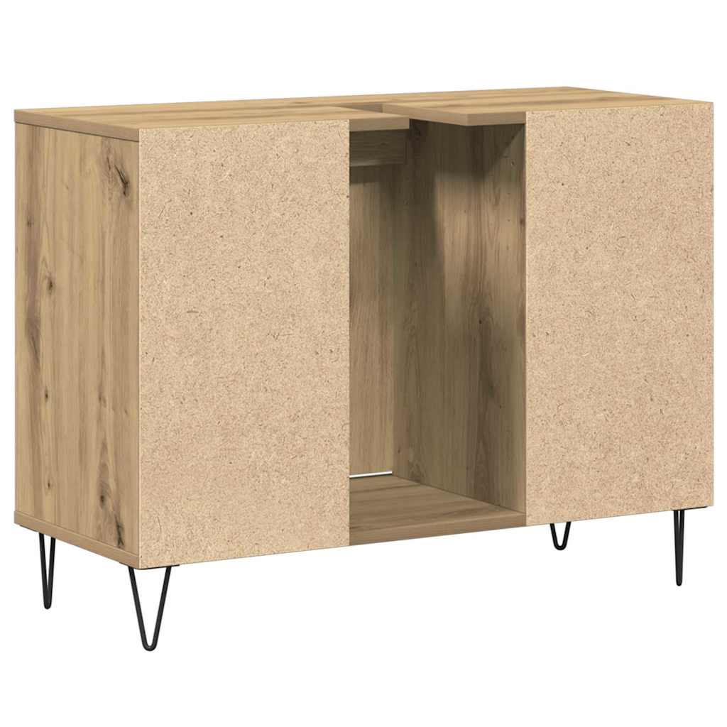 Baderomsskap Artisan Eik 80 x 33 x 60 cm Konstruert tre