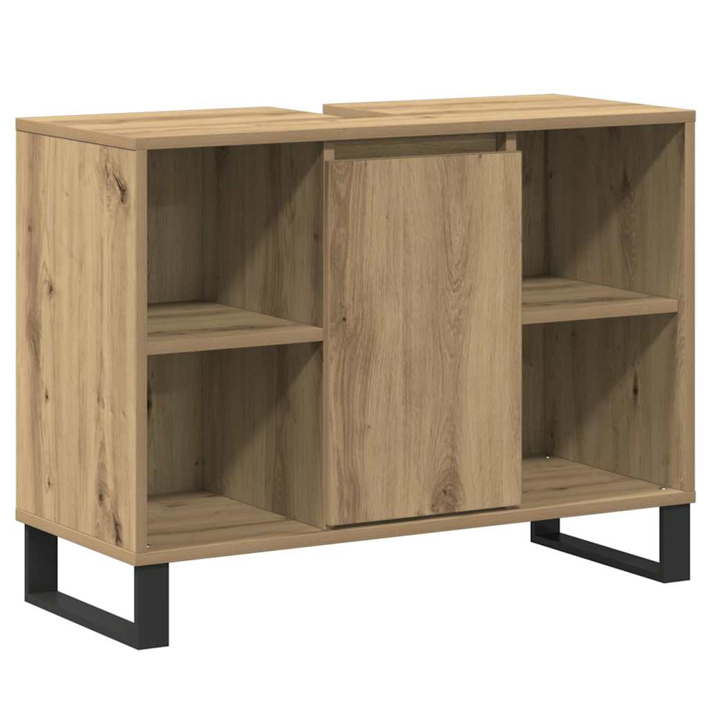 Baderomsskap Artisan Eik 80 x 33 x 60 cm Konstruert tre