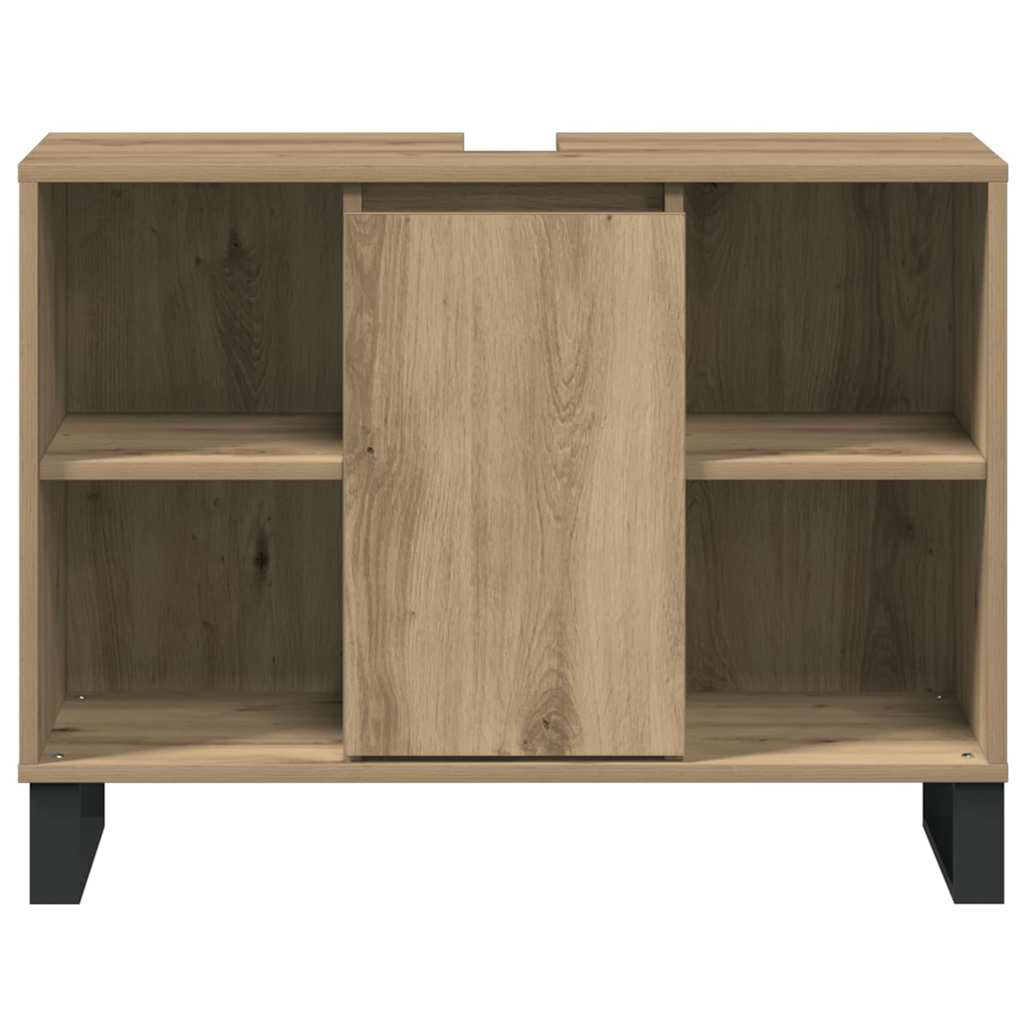 Baderomsskap Artisan Eik 80 x 33 x 60 cm Konstruert tre