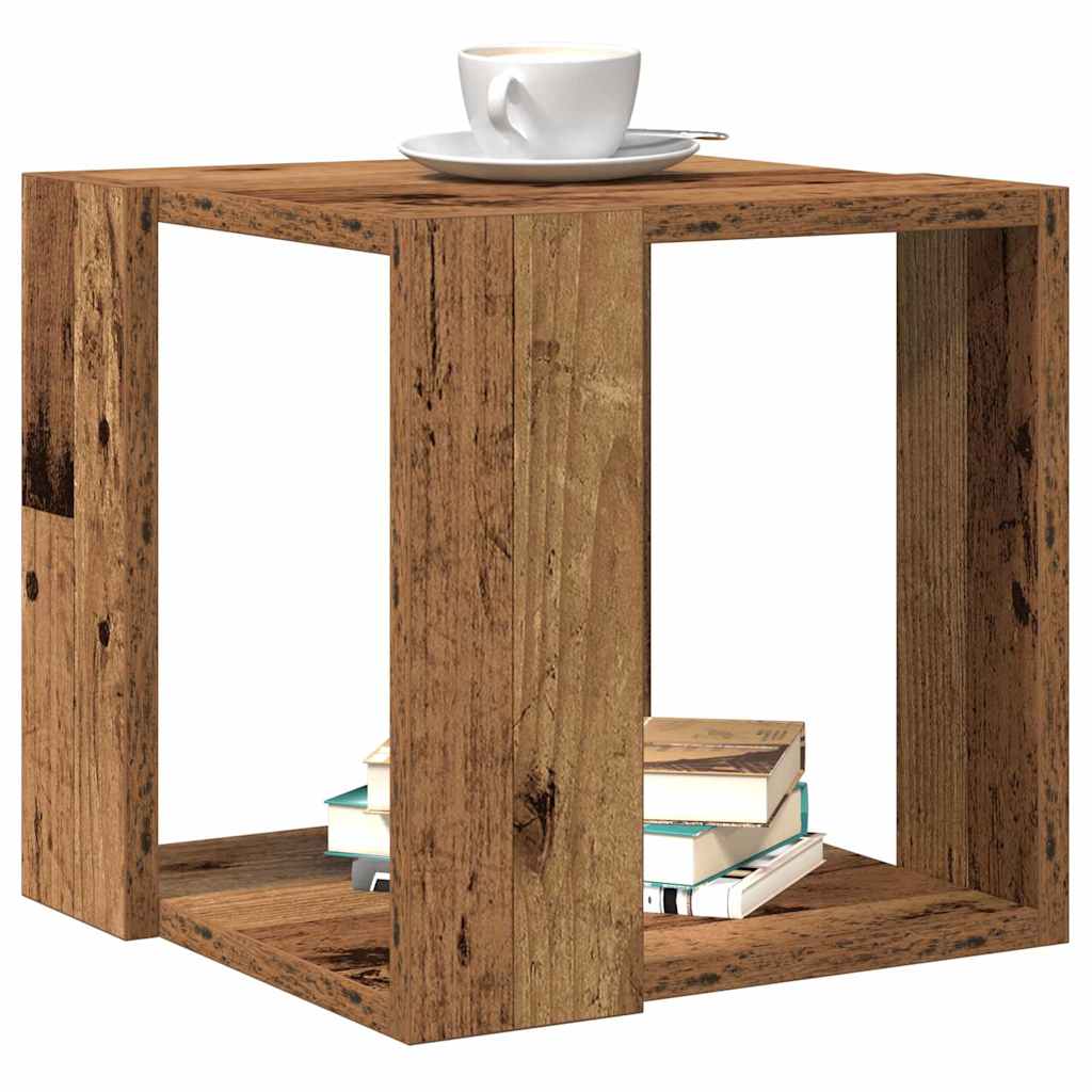 Kaffebord Gamle tre 32 x 32 x 30 cm Konstruert tre