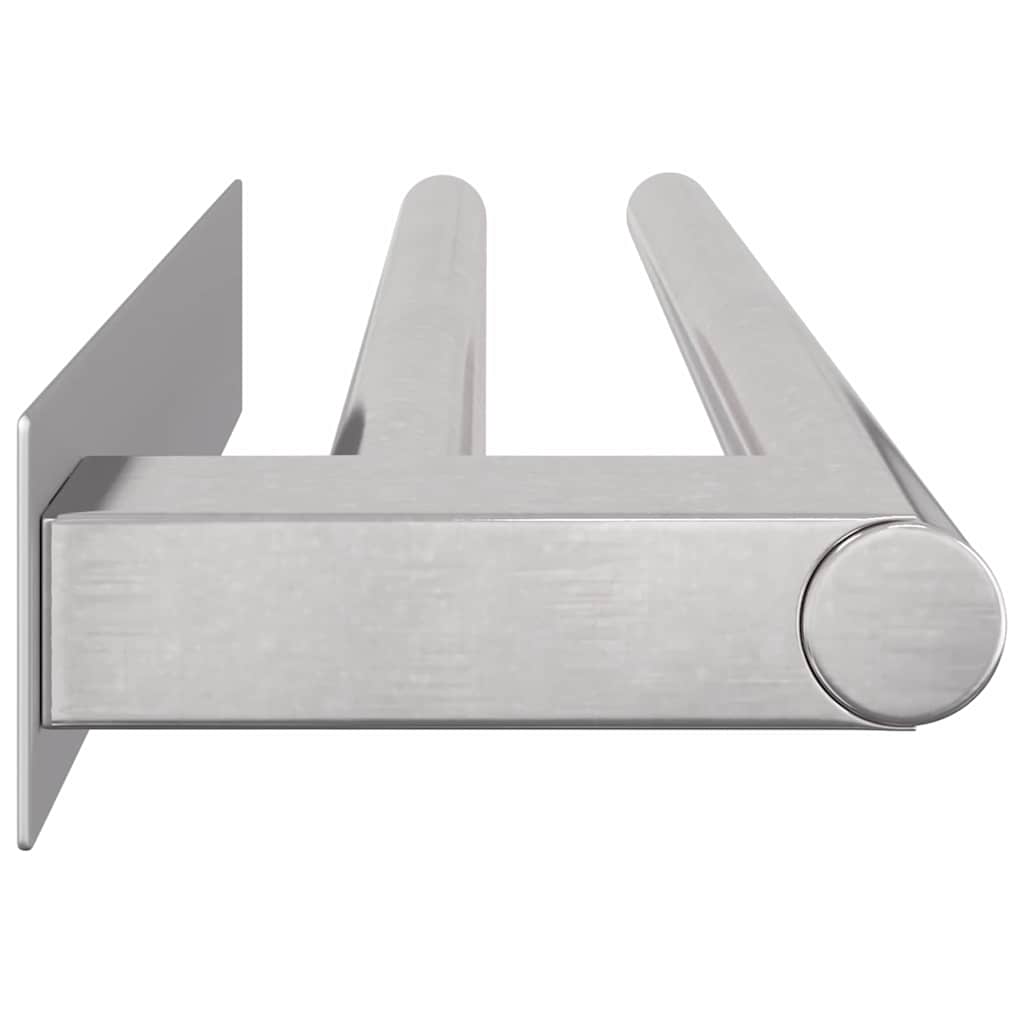 Håndkle Rack sølv 40 x 9 x 4 cm Rustfritt stål