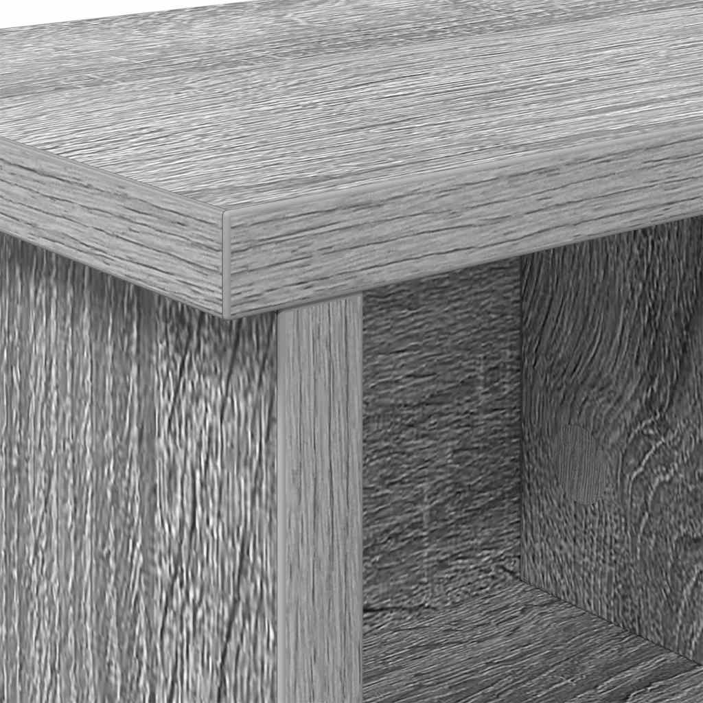 Vegghengt kleshenger Grå Sonoma 50 x 16 x 26 cm Konstruert tre