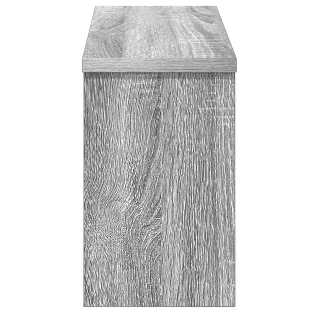 Vegghengt kleshenger Grå Sonoma 50 x 16 x 26 cm Konstruert tre