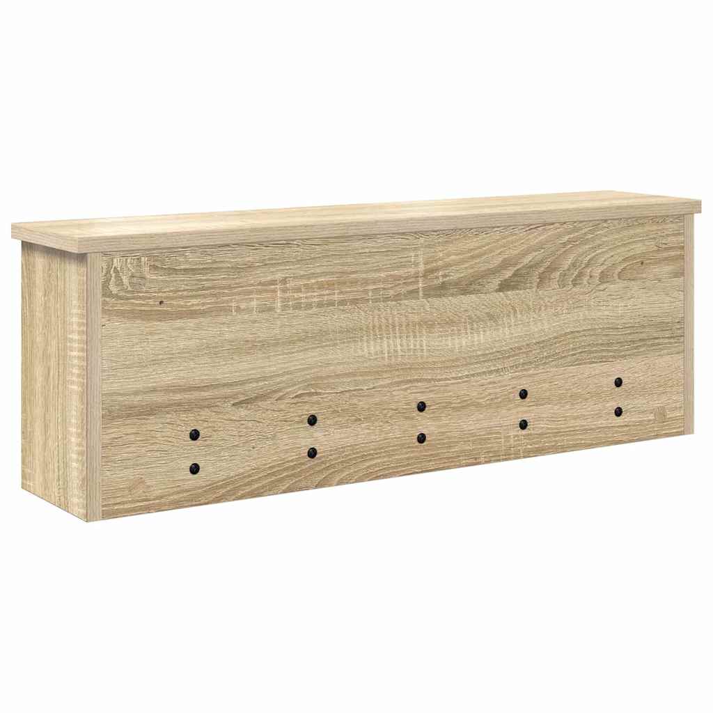 Vegghengt kleshenger Veggmontert Sonoma eik 75 x 16 x 26 cm