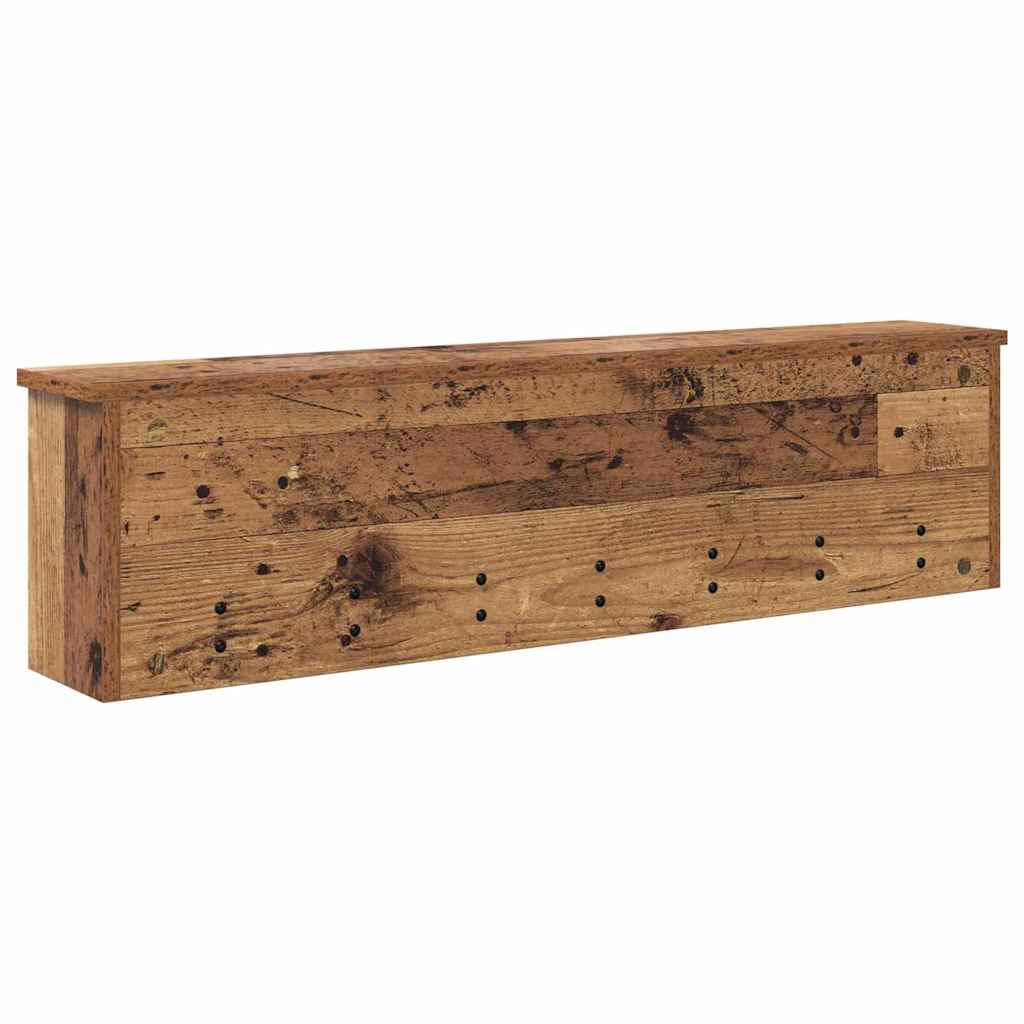 Vegghengt kleshenger Veggmontert Gammelt tre 100 x 16 x 26 cm