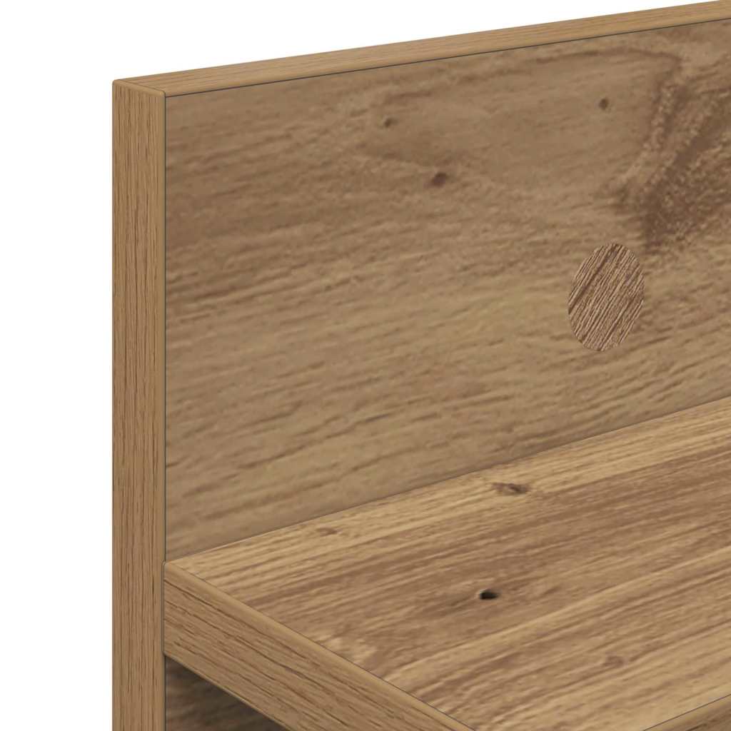 Vegghengt kleshenger Veggmontert Artisan Eik 80 x 10,5 x 18 cm
