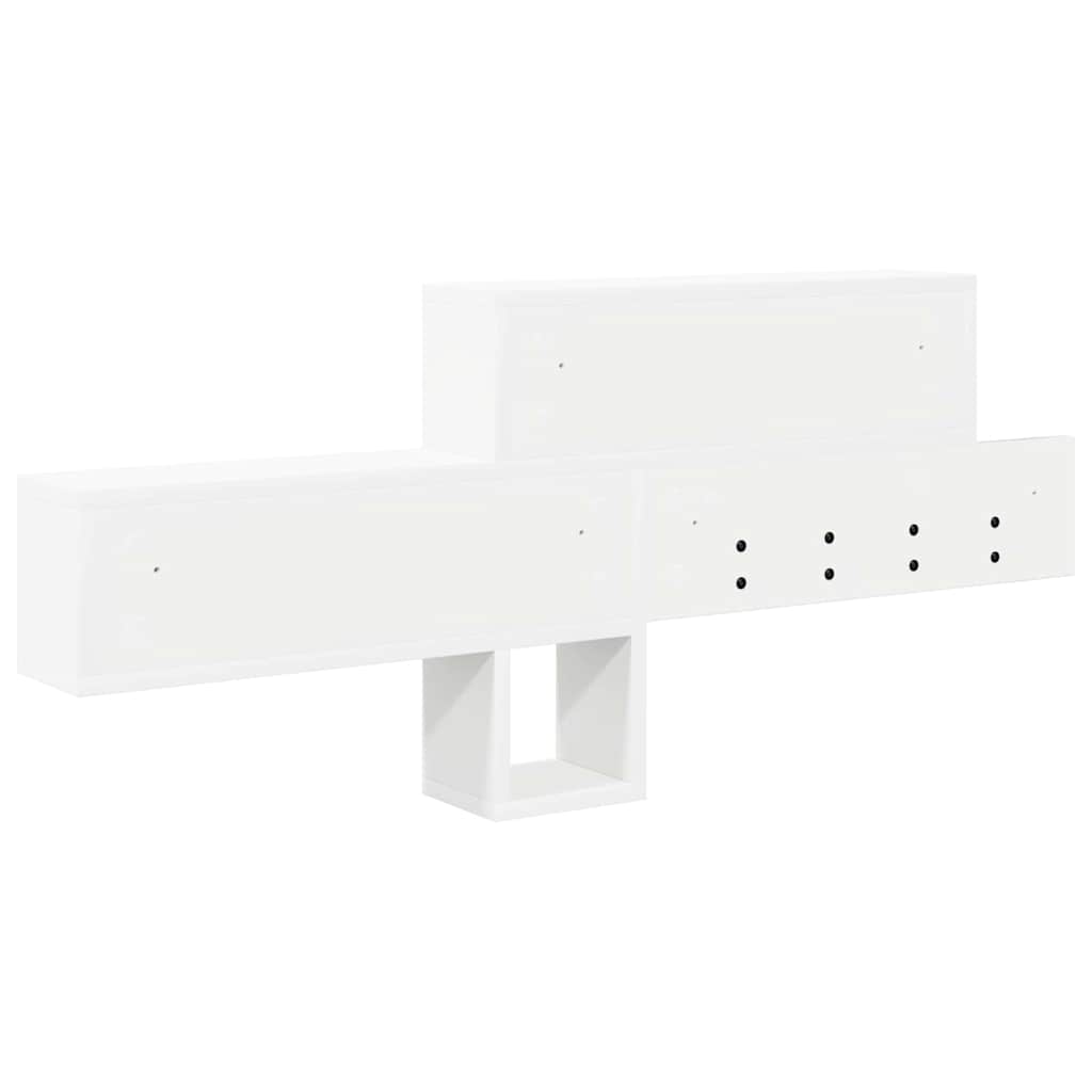 Vegghengt kleshenger Veggmontert Hvit 100 x 12 x 43,5 cm