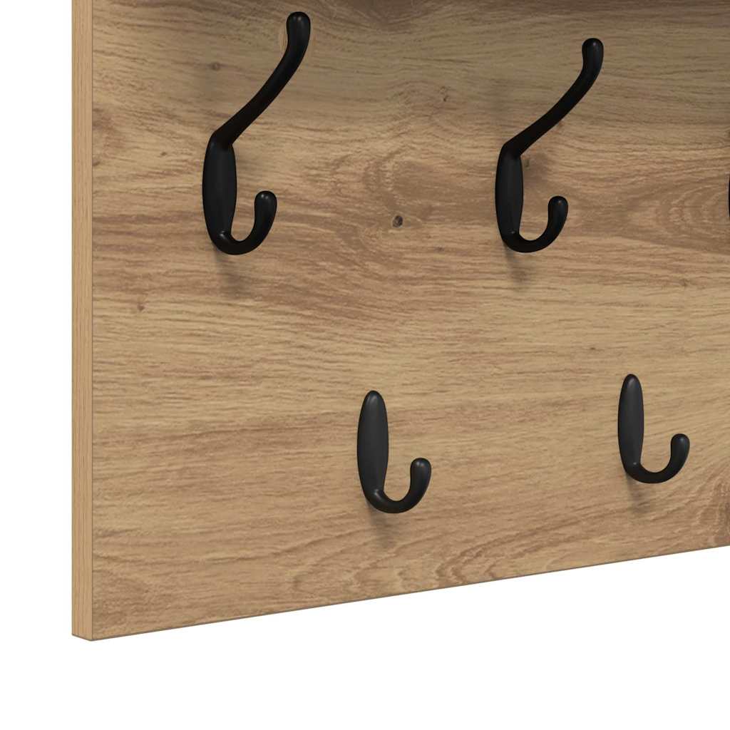 Vegghengt kleshenger Veggmontert Artisan Eik 100 x 40 x 12 cm