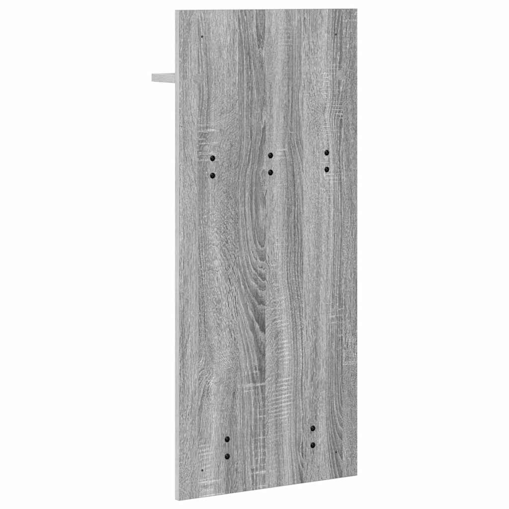 Vegghengt kleshenger Grå Sonoma 40 x 10 x 90 cm Konstruert tre