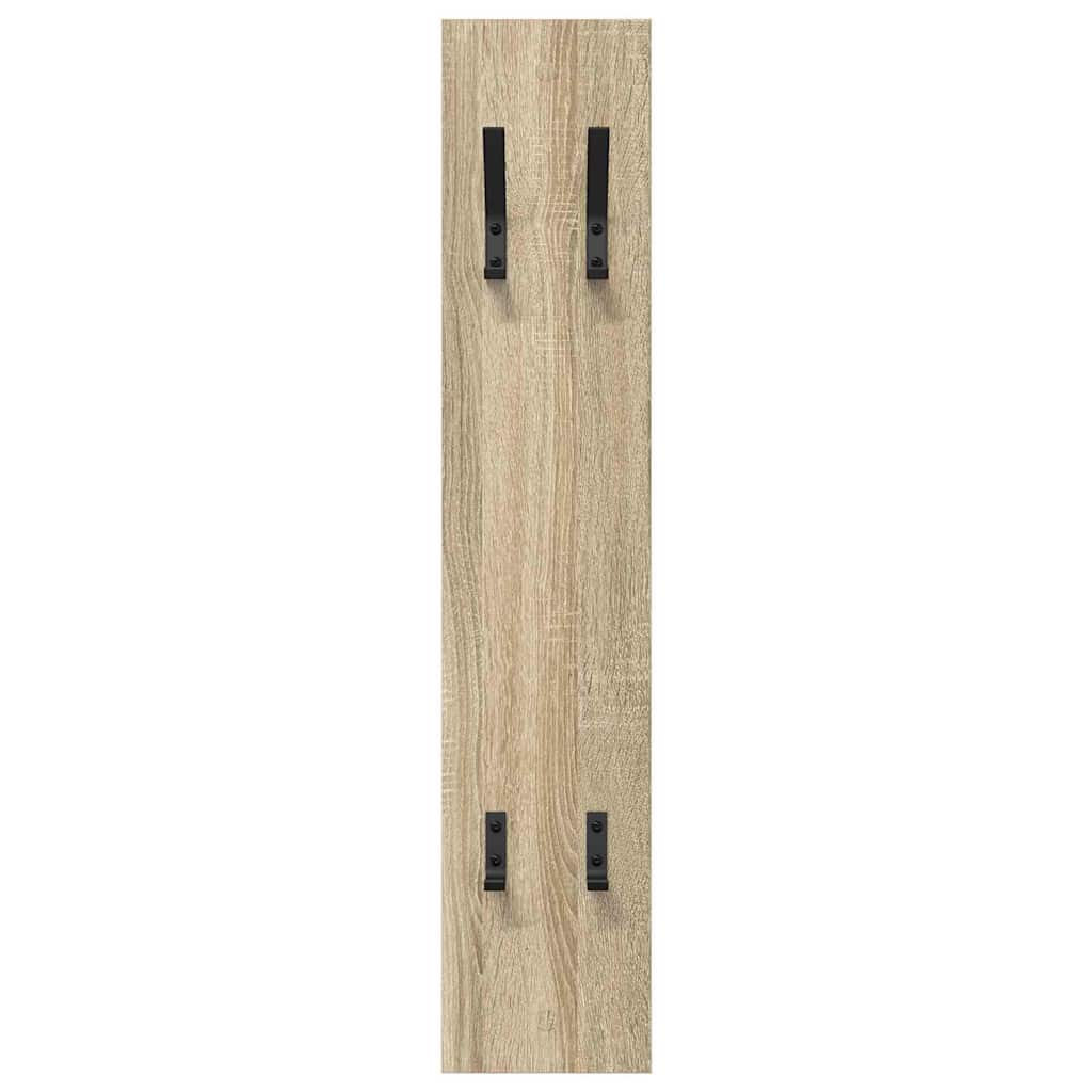 Vegghengt kleshenger Veggmontert Sonoma eik 20 x 1,5 x 100 cm