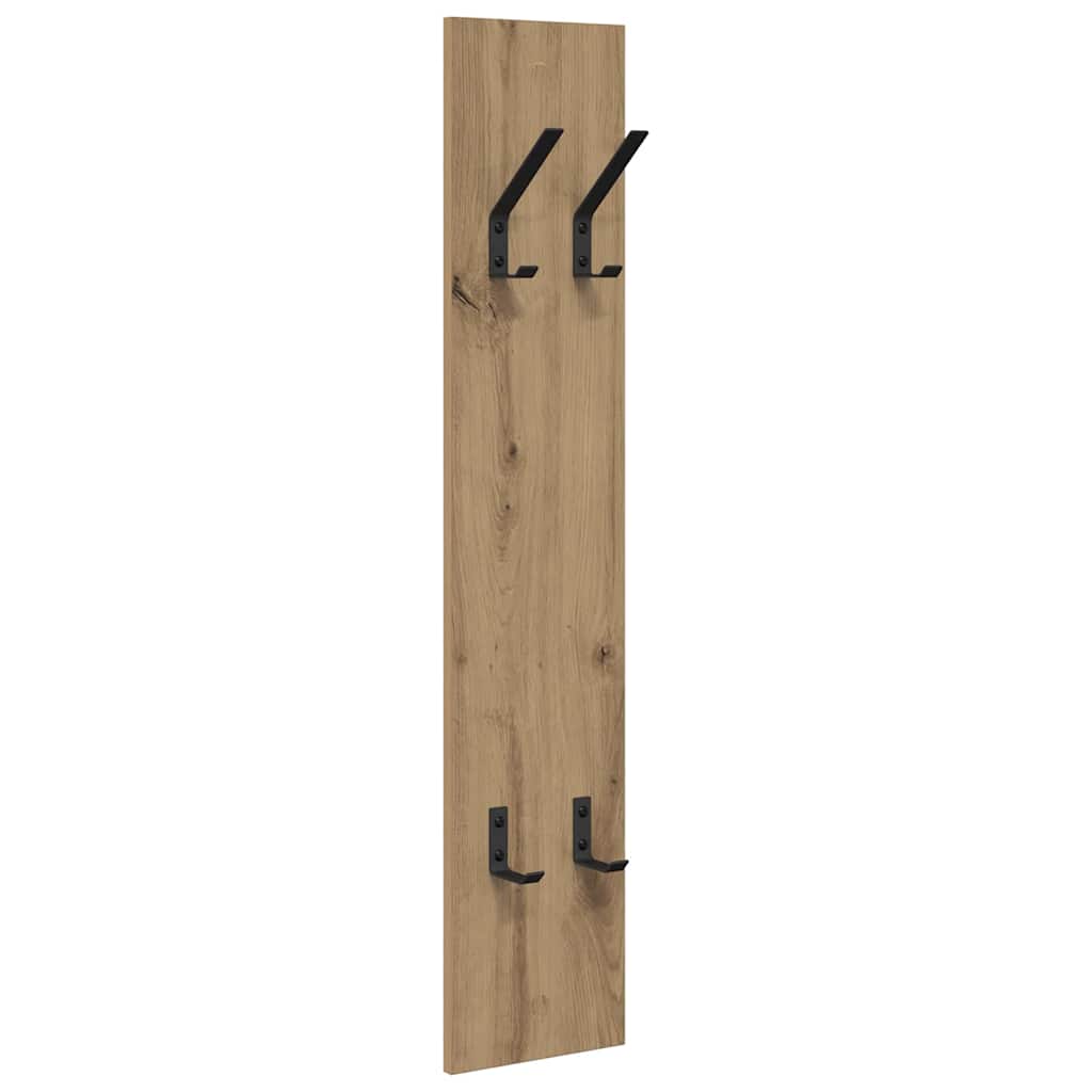 Vegghengt kleshenger Veggmontert Artisan Eik 20 x 1,5 x 100 cm